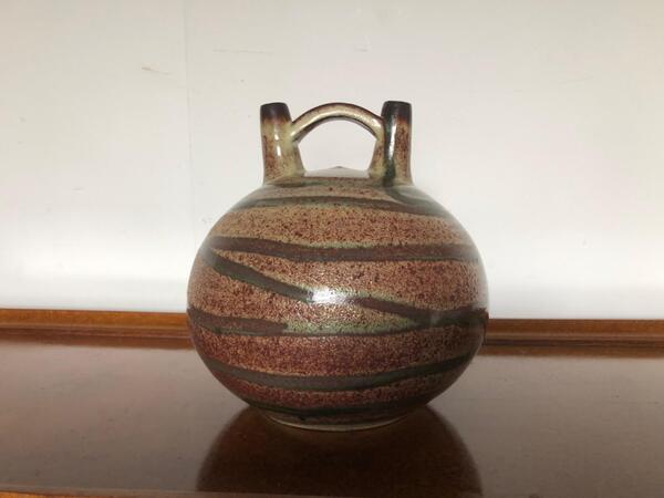Accolay vase en ceramique vers 1960 