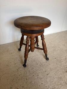 Charles Parker Co tabouret de piano americain vers 1890
