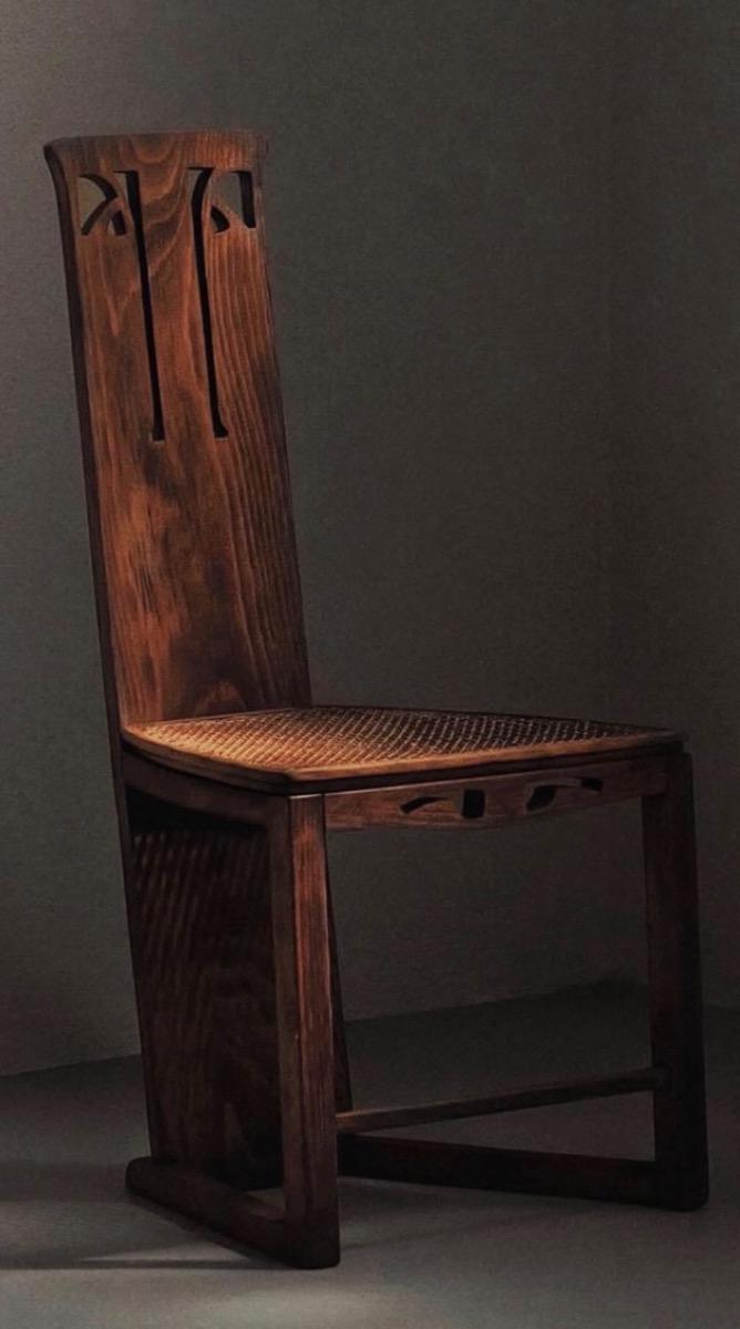 Fauteuils Arts and Crafts travail europeen vers 1910 