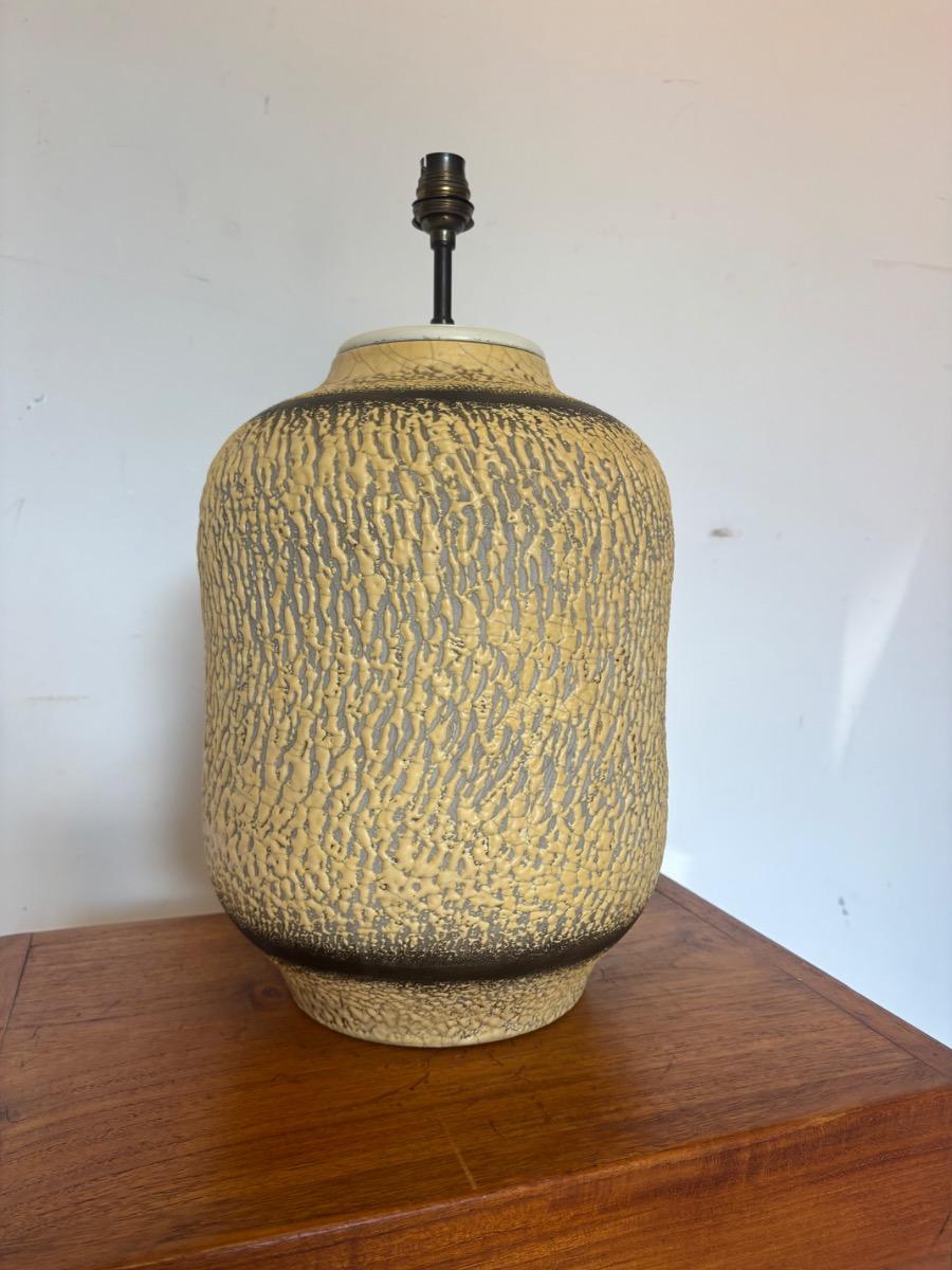 Importante lampe en ceramique france vers 1930 