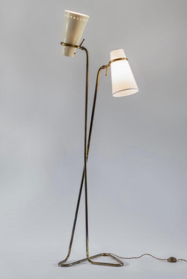 Jean Boris Lacroix . Edition Robert Caillat 1953 . Rare lampadaire 