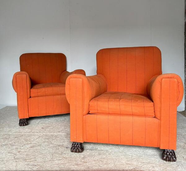 Jean Charles Moreux ( attrib ) paire de fauteuils neoclassique circa 1940