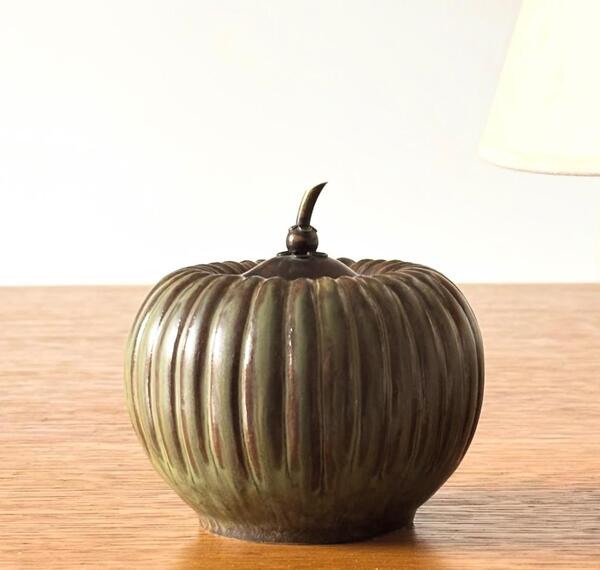 Patrick Nordström ( 1870 - 1929 ) pot couvert en gres et bronze suede vers 1920