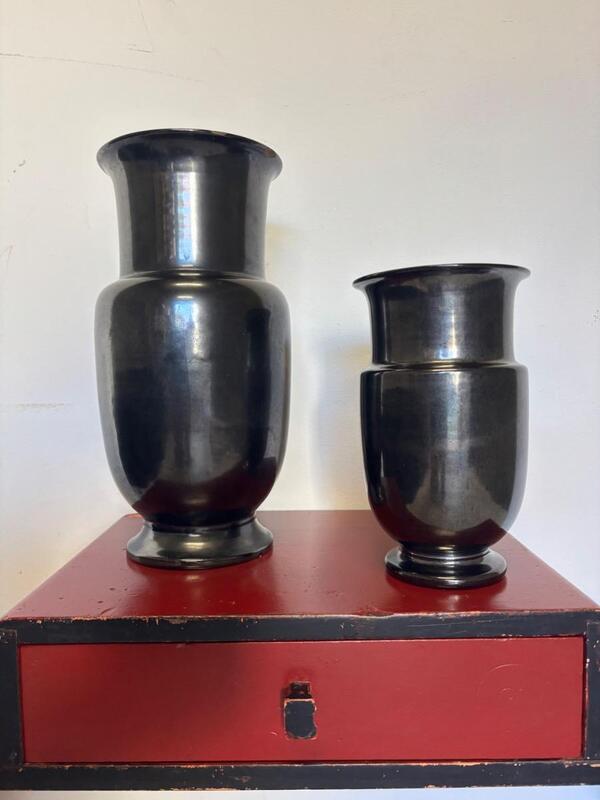 Paul Bonifas ( 1902 - 1975 ) vases en ceramique Art Deco
