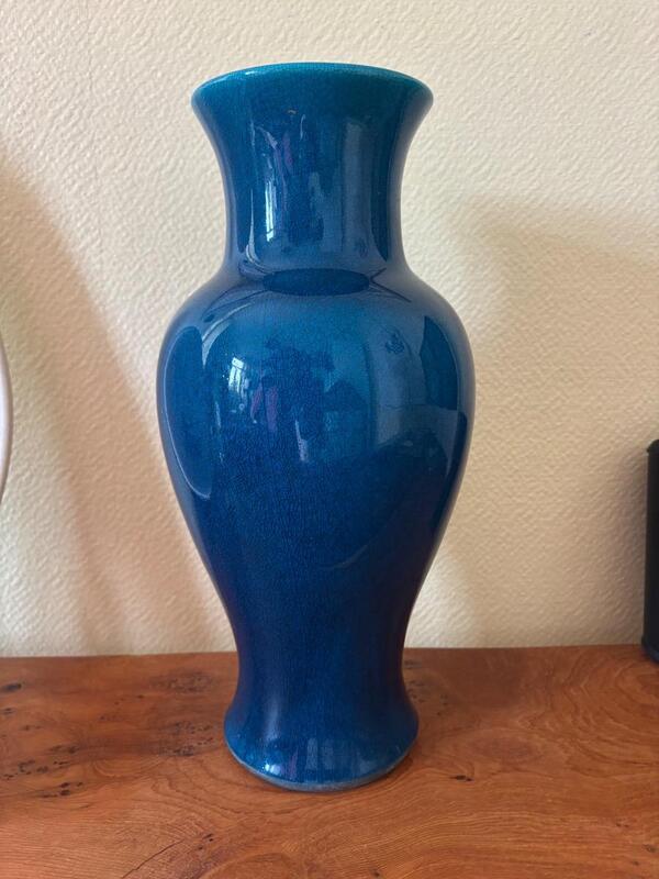 Pol Chambost ( 1906 - 1983 ) grand vase en ceramique 