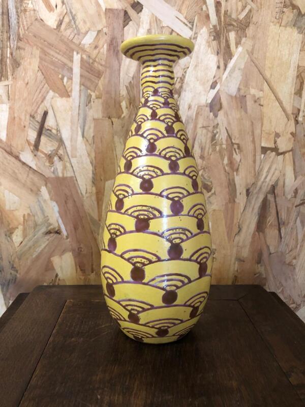PRIMAVERA ( atelier d’art du printemps ) rare vase vers 1925 