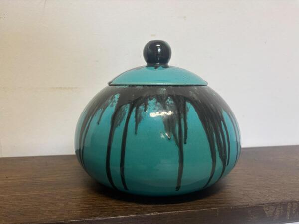 PRIMAVERA editeur boite couverte en ceramique vers 1930