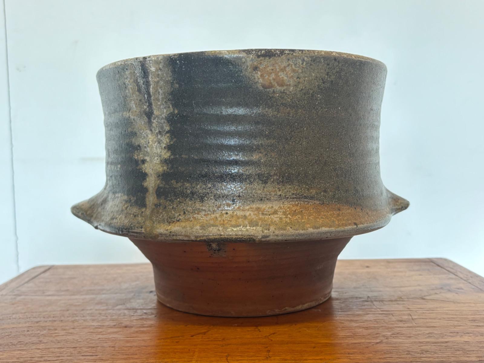 Robert Deblander ( 1924 - 2010 ) vase en gres vers 1950