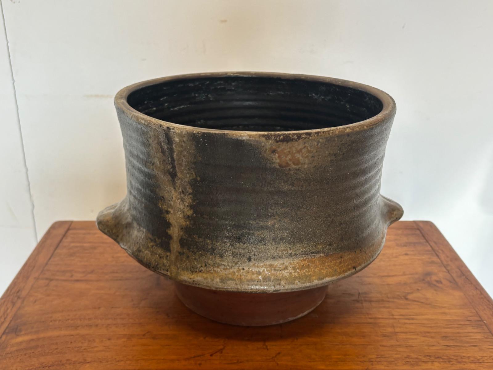 Robert Deblander ( 1924 - 2010 ) vase en gres vers 1950