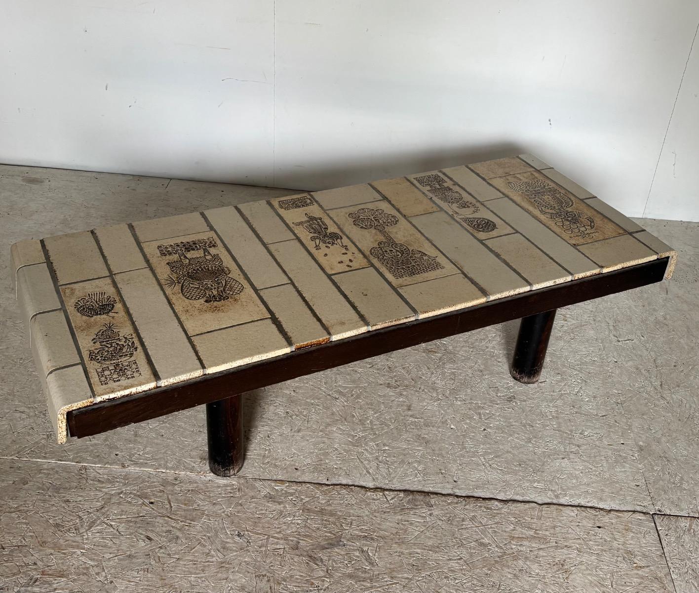 Roger Capron ( 1922 - 2006 ) table basse 