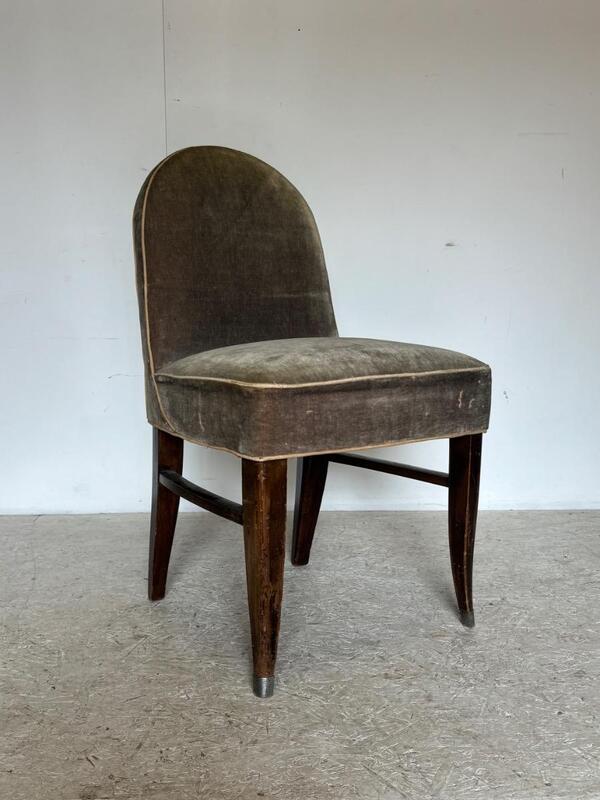Suite de 4 chaises Art Deco vers 1940