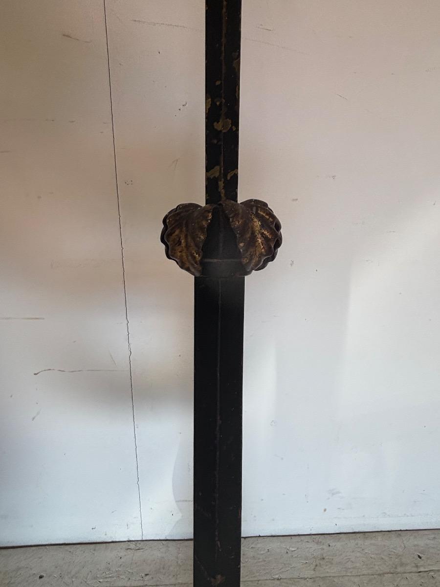 Travail Francais vers 1940 lampadaire ajustable 