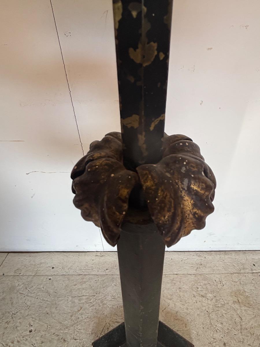 Travail Francais vers 1940 lampadaire ajustable 