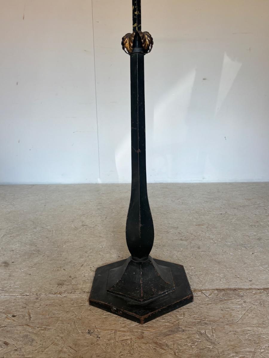 Travail Francais vers 1940 lampadaire ajustable 