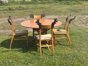 Valerie Dementhon edition Nord Sud table de salle a manger et 4 chaises 